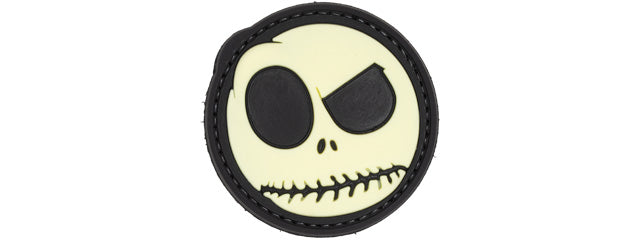 Glow-In-The-Dark Big Nightmare Smiley PVC Patch