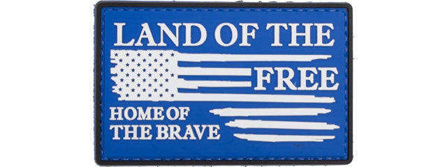 Land of the Free, Home of the Brave PVC Patch