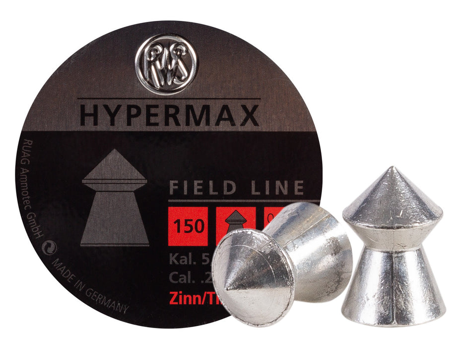 RWS Hypermax .22 Alloy Airgun Pellets - 150ct