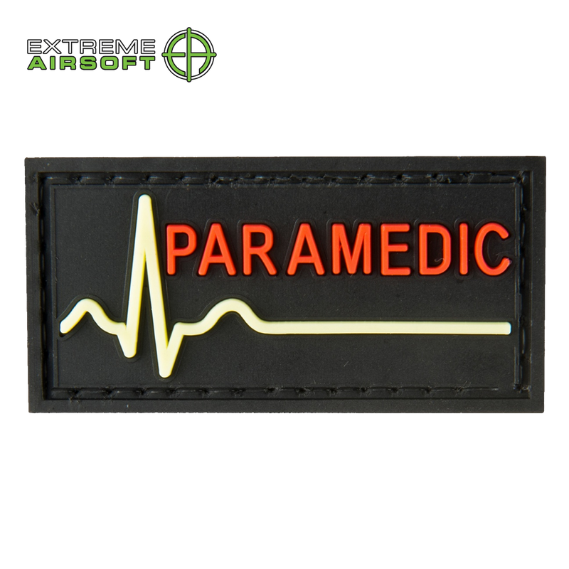 Paramedic Glow In The Dark PVC Patch