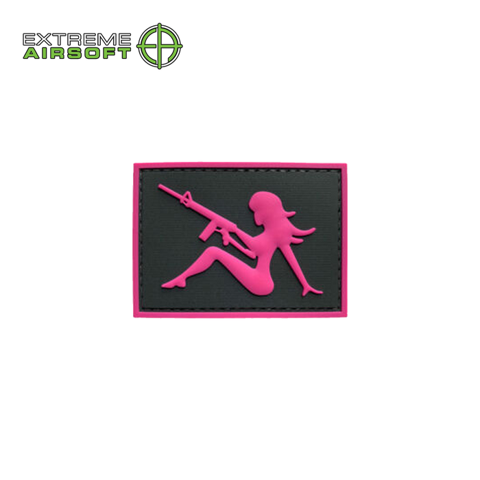 Mudflap Girl w/ Rifle PVC Morale Patch