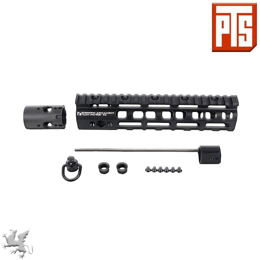 PTS Griffin Low Pro RIGID™ M-LOK Rail for M4/M16 Series
