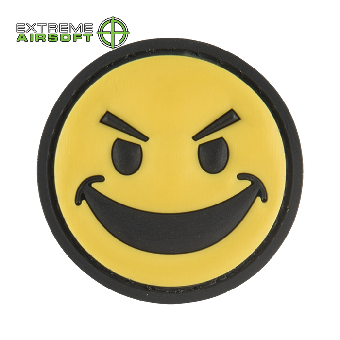 Evil Smiling Face PVC Morale Patch