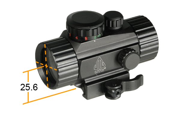 UTG 3.9" ITA Red/Green Circle Dot Sight w/Integral QD Mount