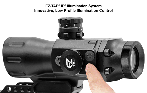 UTG Compact Prismatic 4X32 T4 Scope, 36-Color, T-DOT