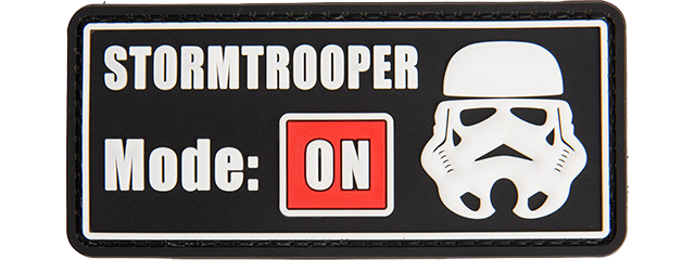 "Stormtrooper Mode: On" PVC Morale Patch