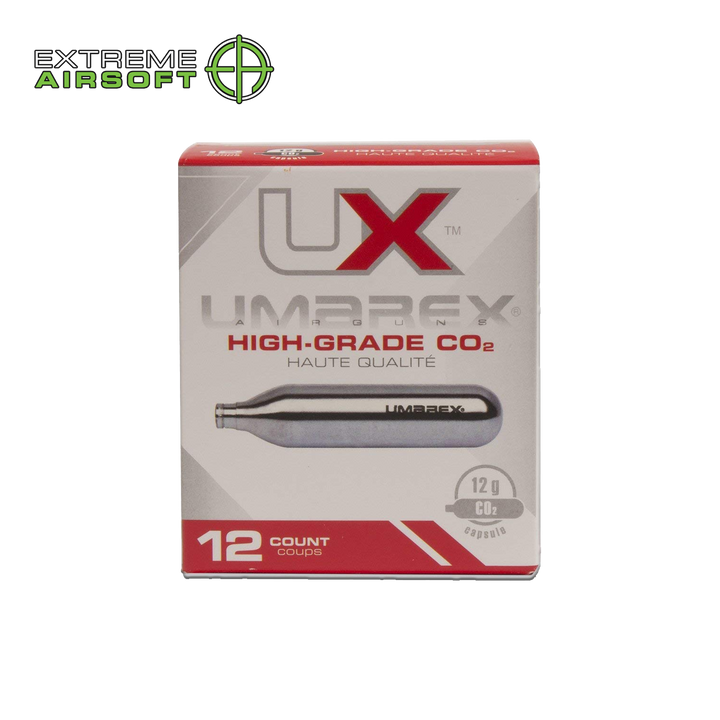 Umarex High Grade 12g CO2 Cartridge - 12 Pack
