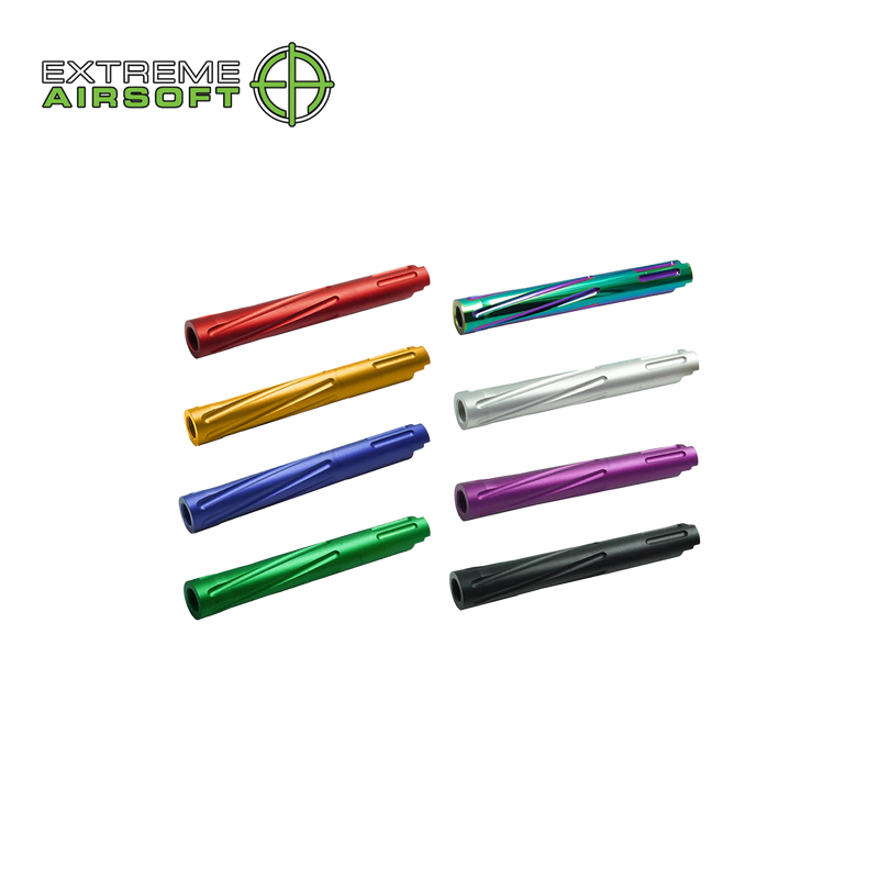 Unisoft Threaded Twisted Solid Swirl Outer Barrel V2 for 5.1 Hi-Capa