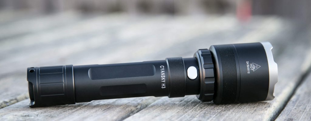 H3 Multi-Color 1300 Lumen 400m Hunting Flashlight