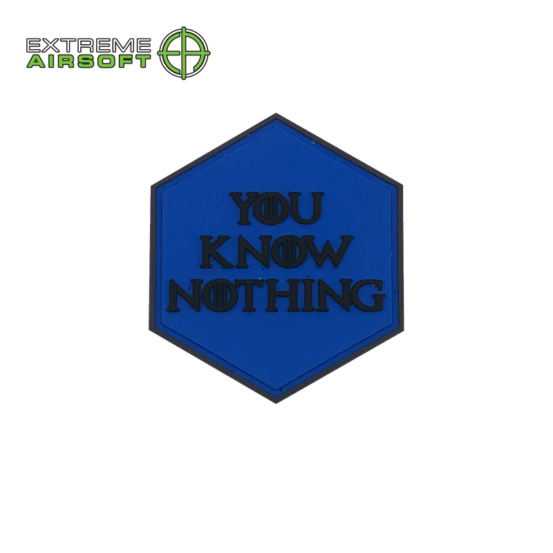 You Know Nothing PVC Patch