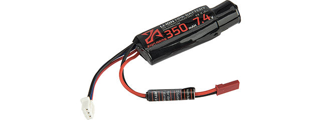 Zion Arms 7.4v 350mAh Lithium-Ion HPA Engine Battery (JST Connector)