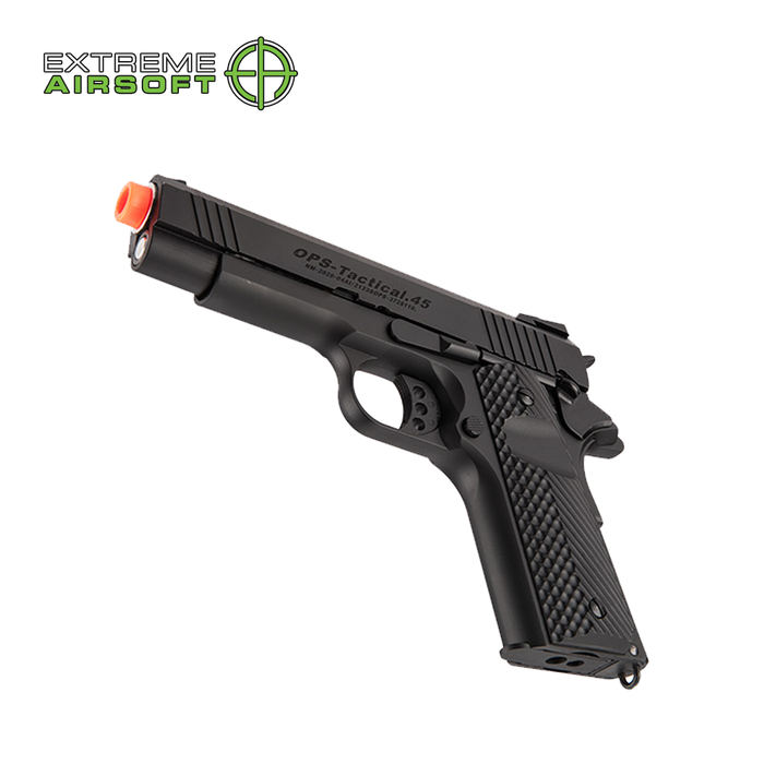 Golden Eagle IMF 3330 OTS Tactical .45 HiCapa Semi-Auto GBB Metal Pistol