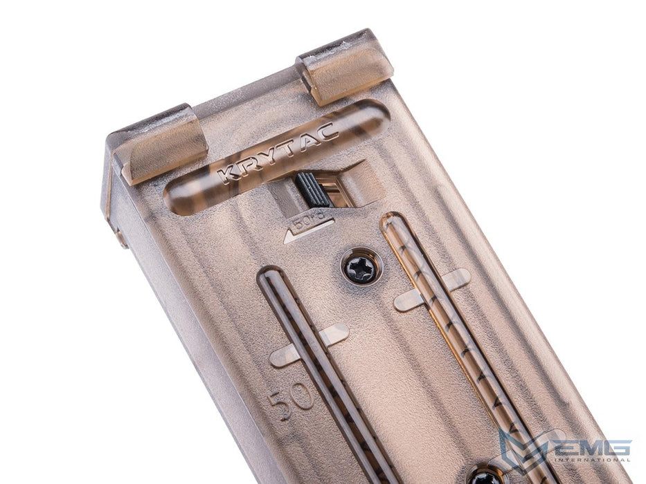 EMG / KRYTAC 200rd/50rd Selectable Capacity Magazine for P90 Series