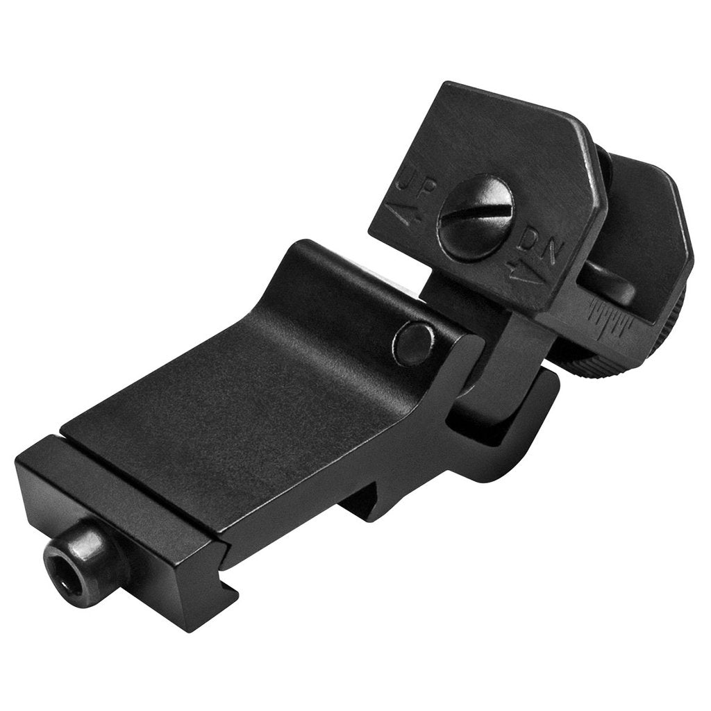 NcStar 45-Degree Offset Fully Adjustable Flip-Up Iron Sight