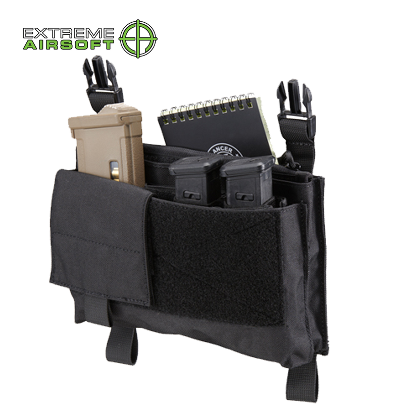 Lancer Tactical MK4 Fight Chassis Buckle Up Pouch Panel (Color: Black)