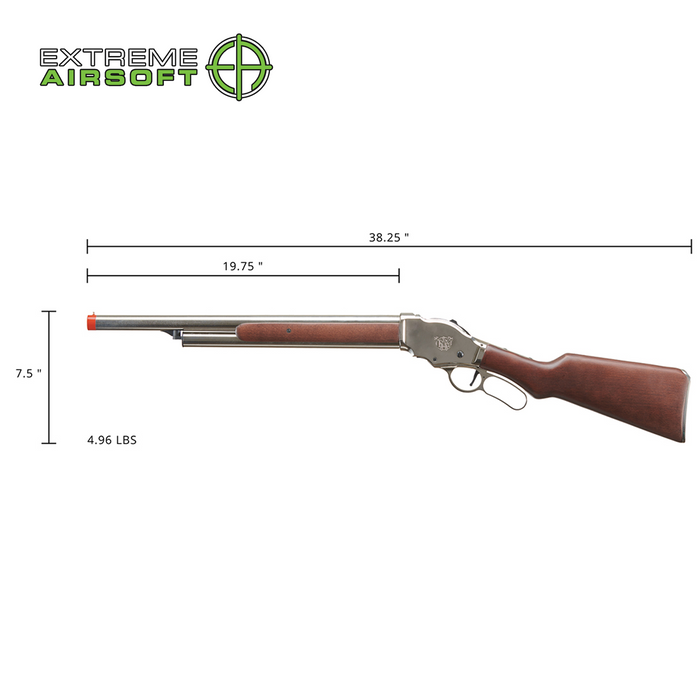 Golden Eagle 1887 Long Lever Action Shotgun (Silver)