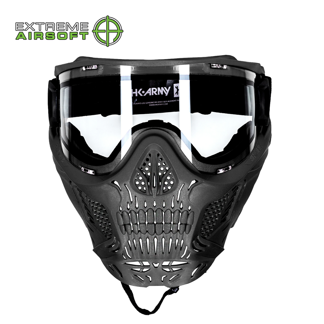HSTL Skull Goggle Reaper - Black w/ Ice Lens